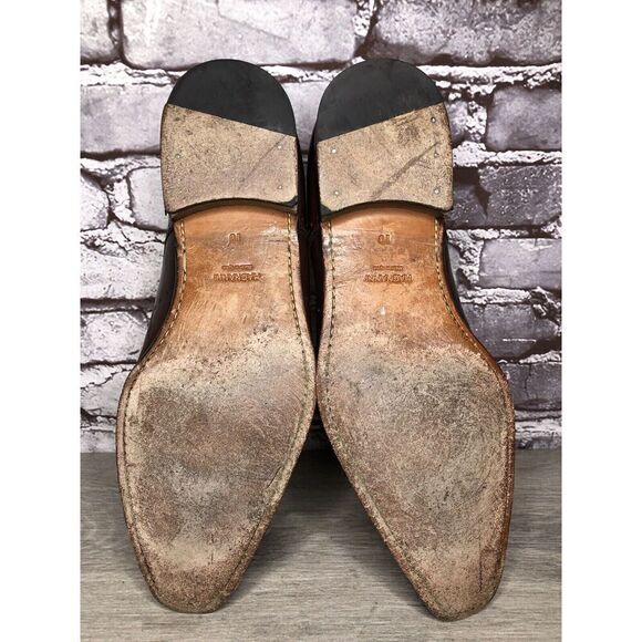 Magnanni Neiman Marcus Burnished Brown Leather Wingtip Dress Shoes Men Sz 10M US main image 8